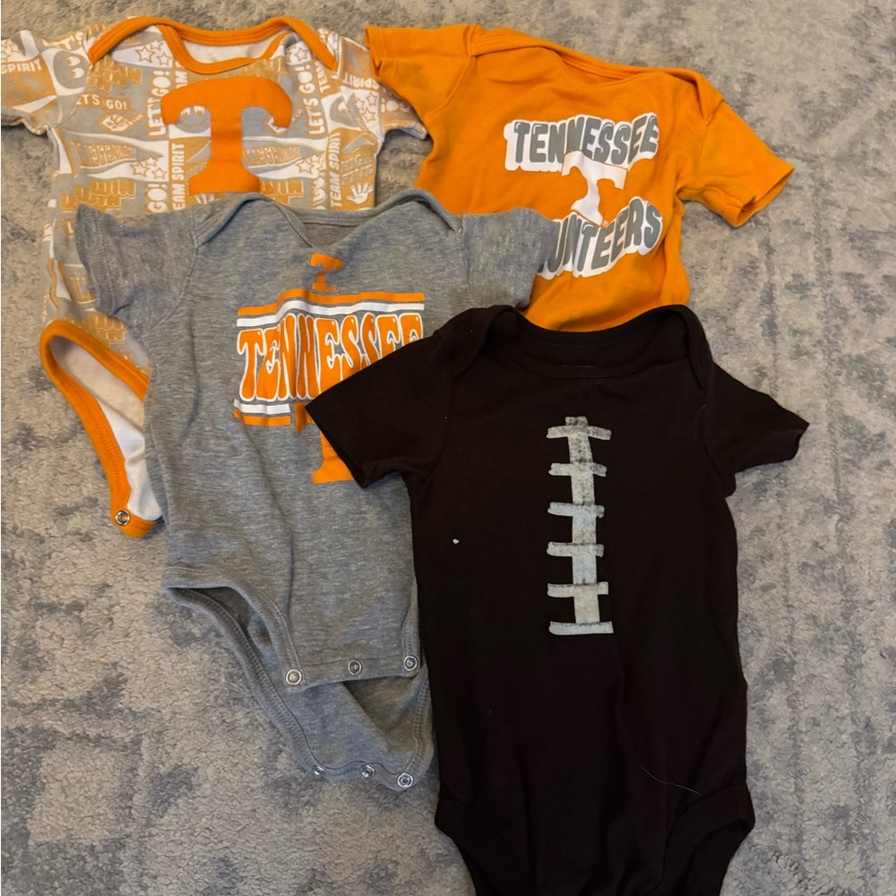 Tennessee Vols One Piece Set - Orange, Gray, Brown